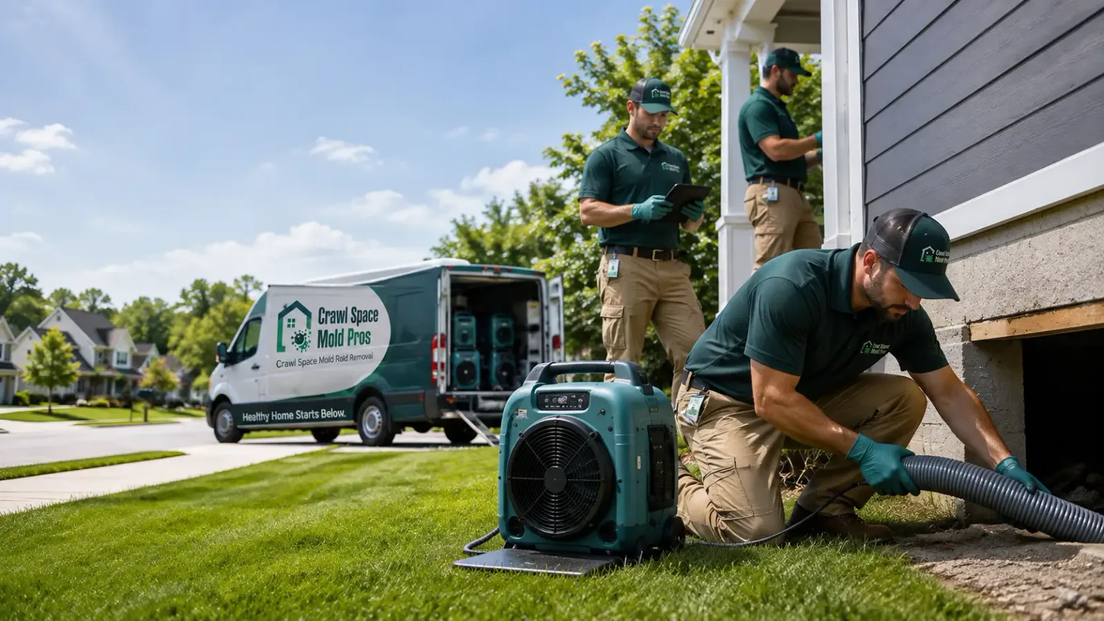 Crawl Space Mold Removal in Wind Gap, PA